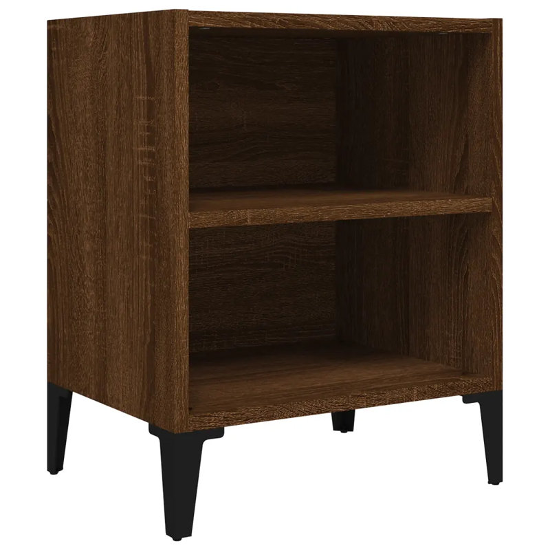 Southsea 40cm W Bedside Table, High Gloss White, Individua