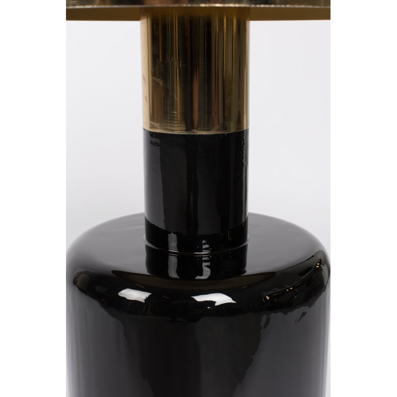 Table de bout Glam Block, Noir