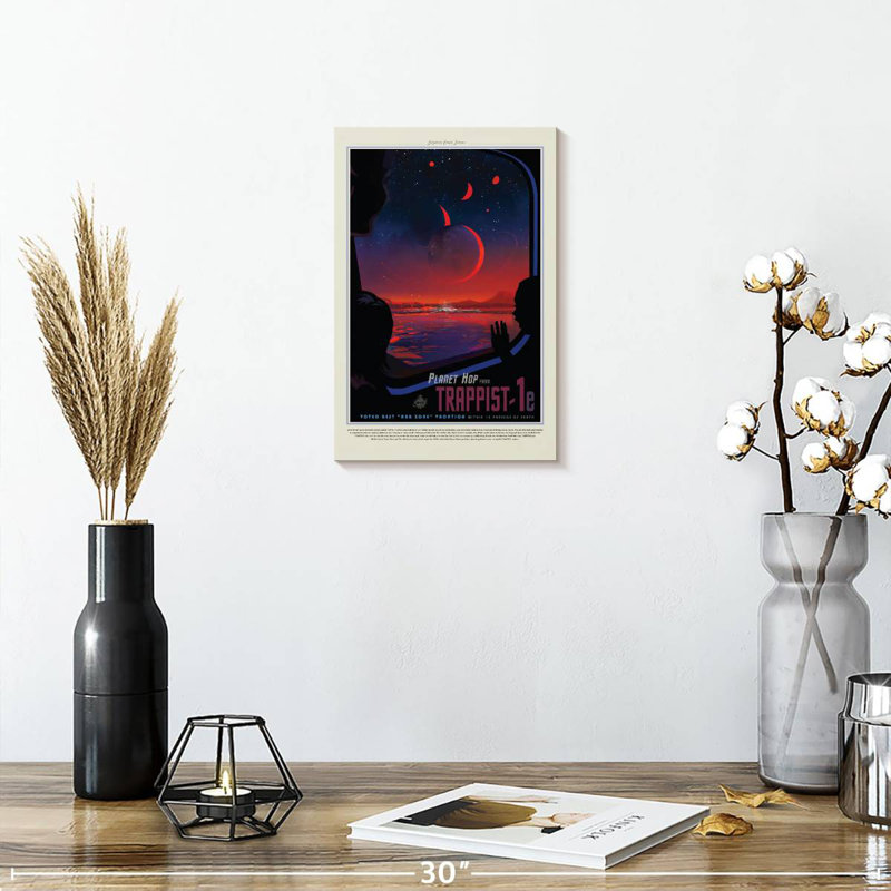 Imprimé Kelan Trappist 1E, H 12 po x l 8 po