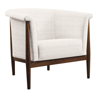 Fauteuil demi-tonneau l 34,5 po Walnut Grove