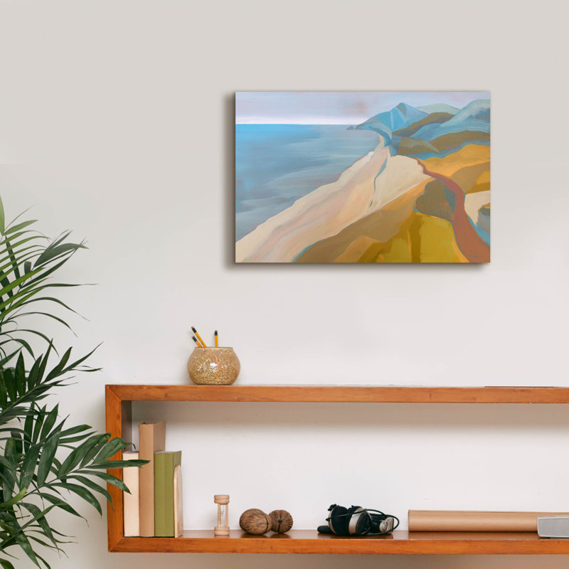«Red Barrel Studio®« Point Mugu »par Pete Oswald, art mural sur toile, H 12 po x l 18 po x P 0,75 po