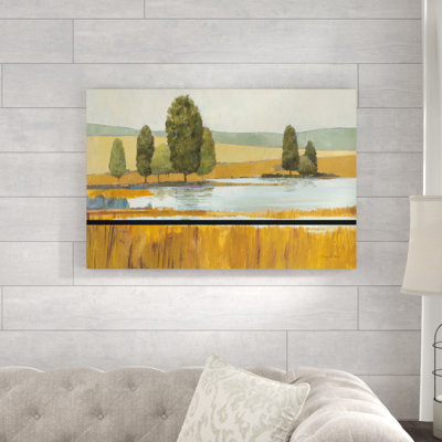 Reproduction d’art sur toile, "Amber Lake brun clair" par Avery Tillmon