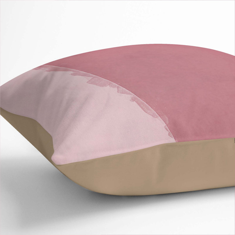 Square Throw Cushion, 40cm H x 40cm W x 15cm D, Stone