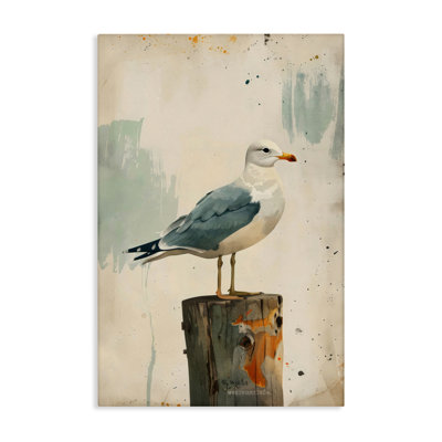 Mouette sur toile tendue, design par LSR Creative Studio
