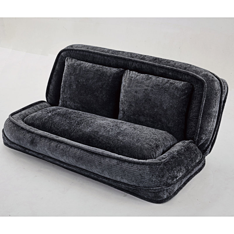 Causeuse-lit double pour chien, Noir