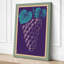 Grapes and Leaves Botanical - Wrapped Canvas-1193495321-1193495324