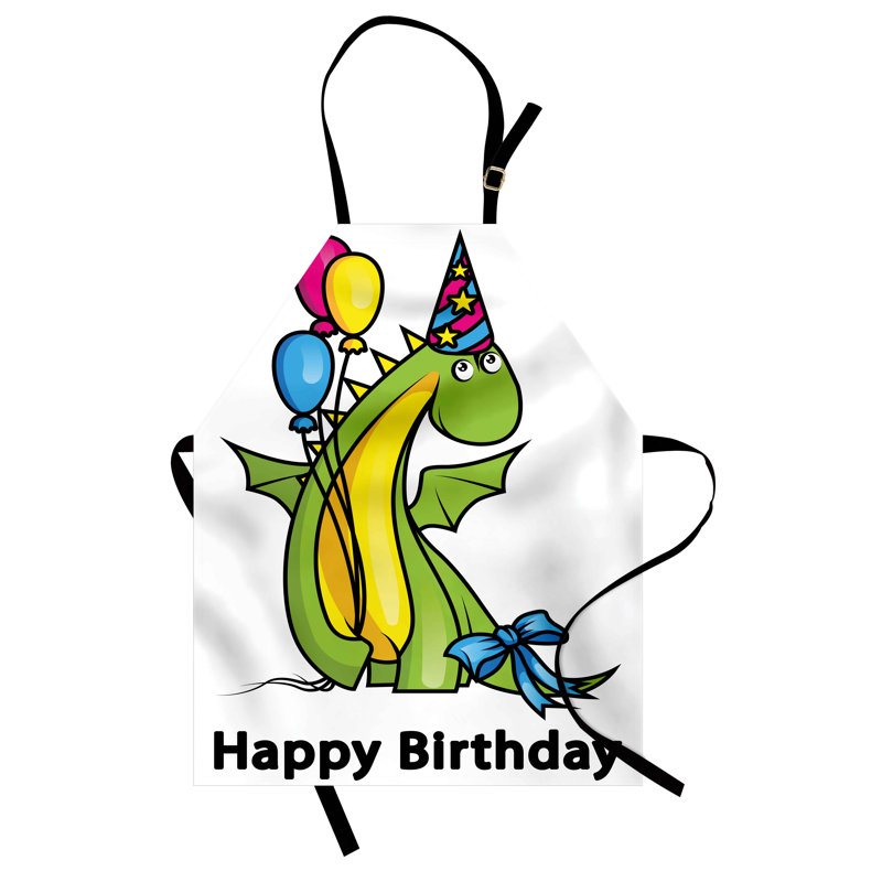 Birthday No Pattern Bib Apron