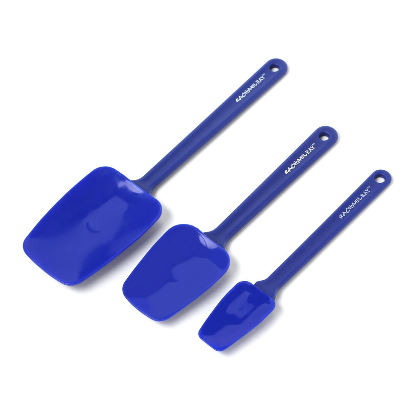Rachael Ray 3-Piece Tools and Gadgets Spoonula Set, Blue