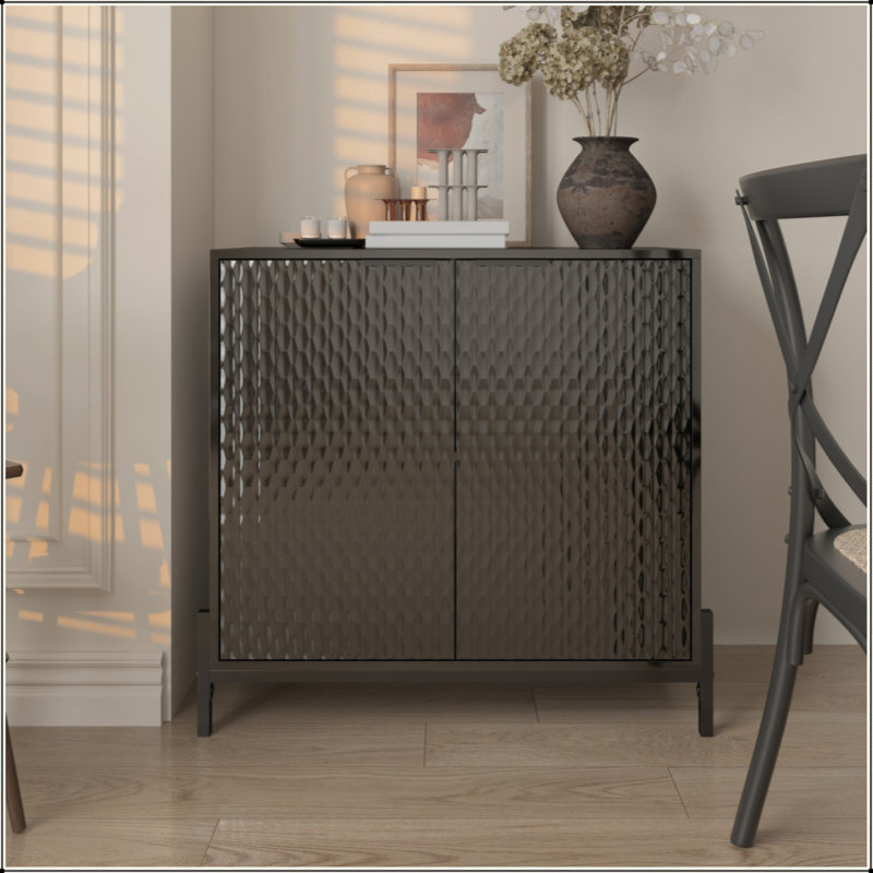 Buffet moderne à 2 portes - Buffet avec pieds en métal thermolaqué