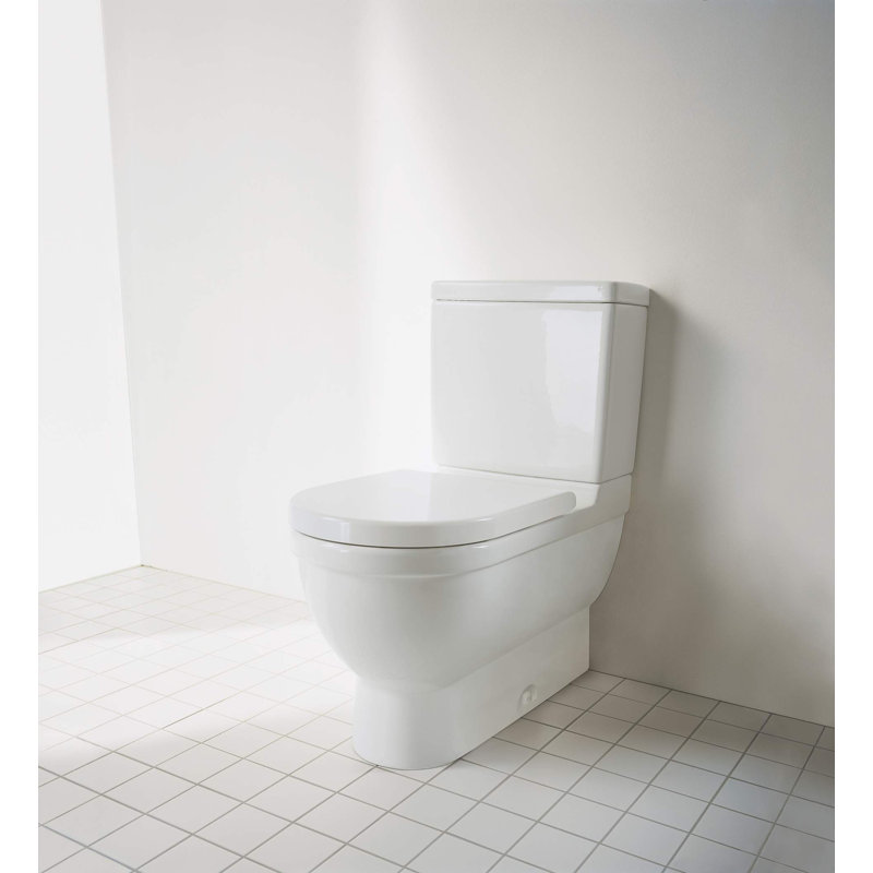 Starck 1.28 GPF (Water Efficient) Elongated Two-Piece Toilet (Seat Not Included)