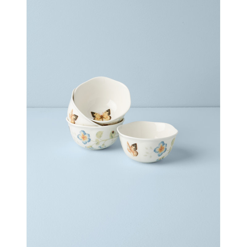 Butterfly Meadow 4-Piece Dessert Bowl Set