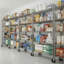 Yelena 90cm W Metal Shelving Unit with Wheels-106267443-106267442