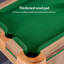 Table de billard en bois massif avec rangement à la maison 8 pi