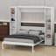 Lit escamotable mural Murphy avec portes de rangement-1840564392