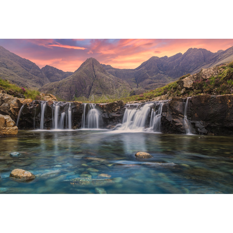 Amazing Sunset At The Fairy Pools by FedevPhoto - Wrapped Canvas Print, 81cm H x 122cm W