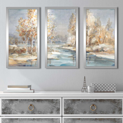 " Flowing River " 3 - Pieces