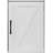 46.5" Farmhouse Kitchen Island with Drape of Beads, Power Outlet, Rolling Kitchen Cart on Wheels with Drop Leaf, 3 Doors , 3 Drawers and Internal Iron Shelf, for Kitchen, Dining Room, White-1880403824