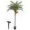 Cocotier artificiel avec 3 noix de coco (7 pi / 8 pi), plante tropicale artificielle avec projecteur DEL optionnel (bicolore / multicolore) pour un décor intérieur / extérieur
