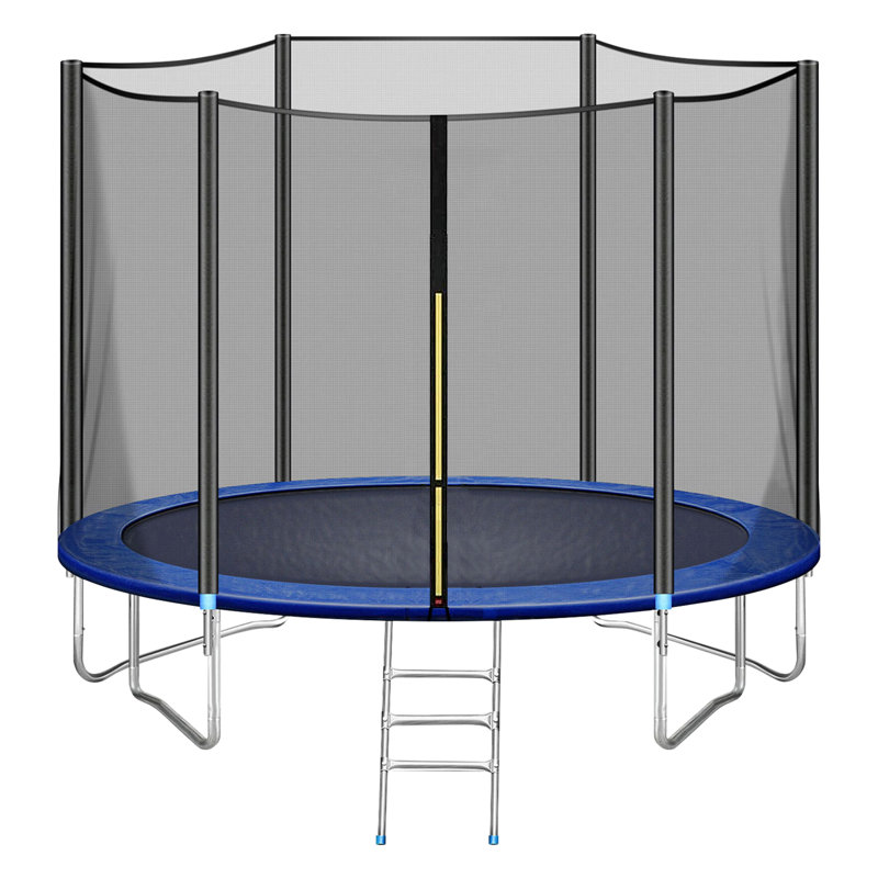 Wewdigi Round Backyard Trampoline with Safety Enclosure