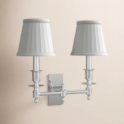 Ellean 2 Light Dimmable Candle Wall Light