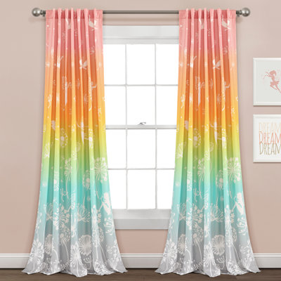 Semi Sheer Curtain Pair