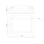 1 - Light LED Outdoor Flush Mount-64113484