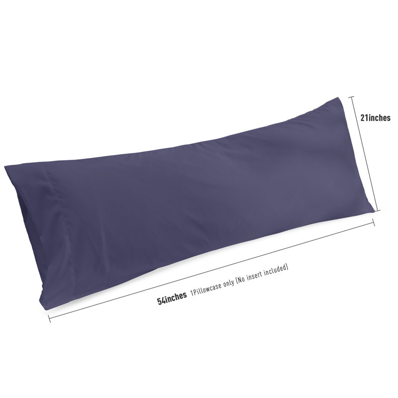 Double Brushed, Skin-Friendly Body Pillowcase, Navy