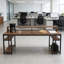 Bureau d'ordinateur pour deux personnes