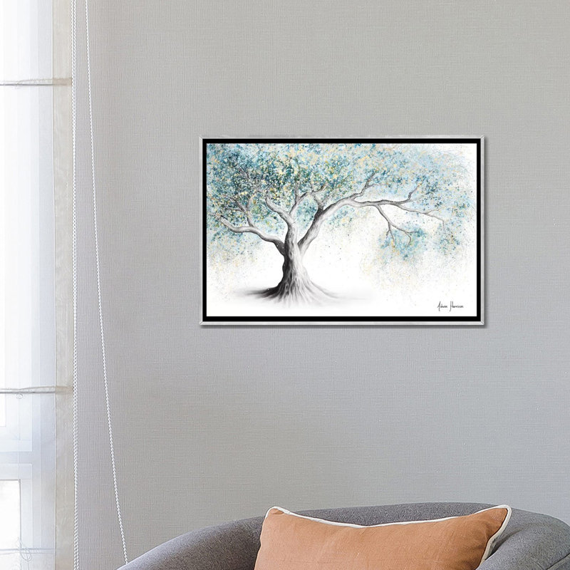 Glace glacée par Ashvin Harrison - reproduction, Aucun mat, H 26 po x l 18 po x P 1,5 po, Toile blanche encadrée