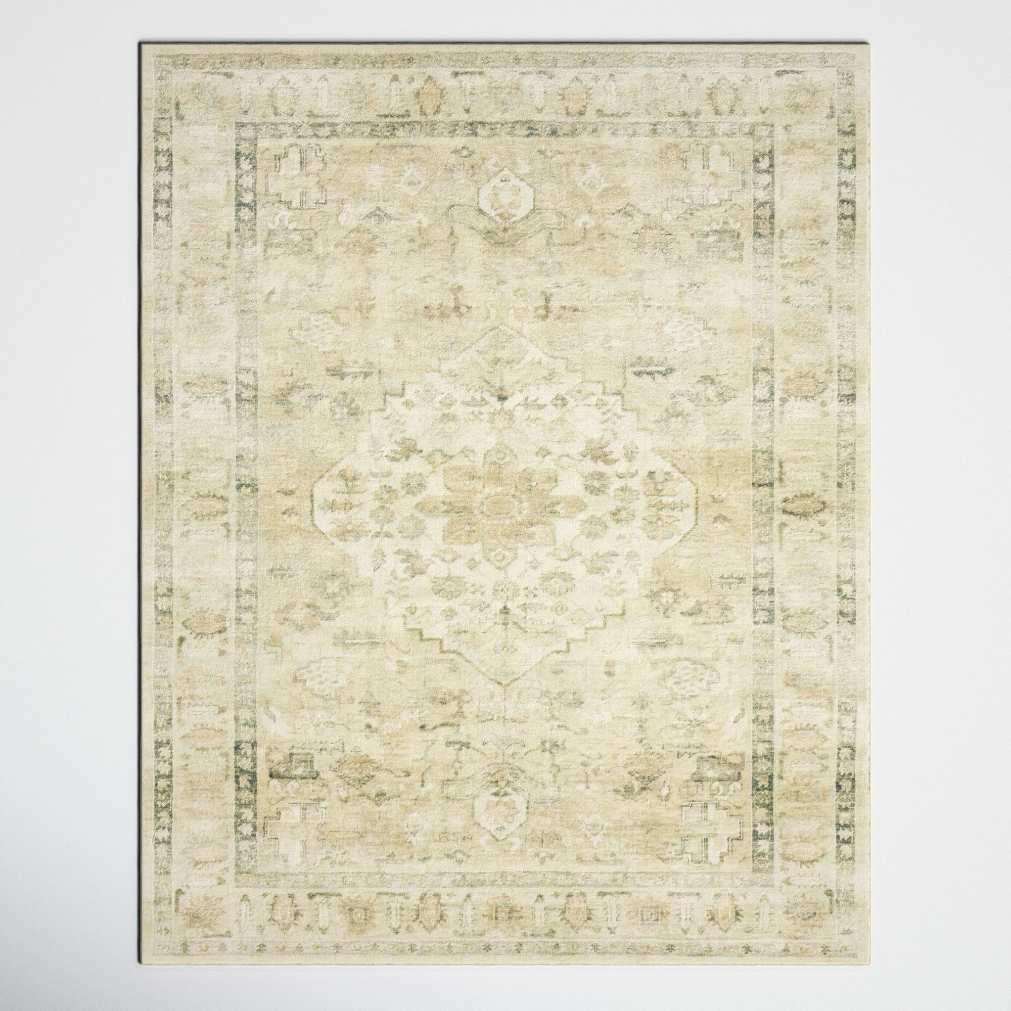 Joss & Main Silka Oriental Multicolor Area Rug & Reviews | Wayfair