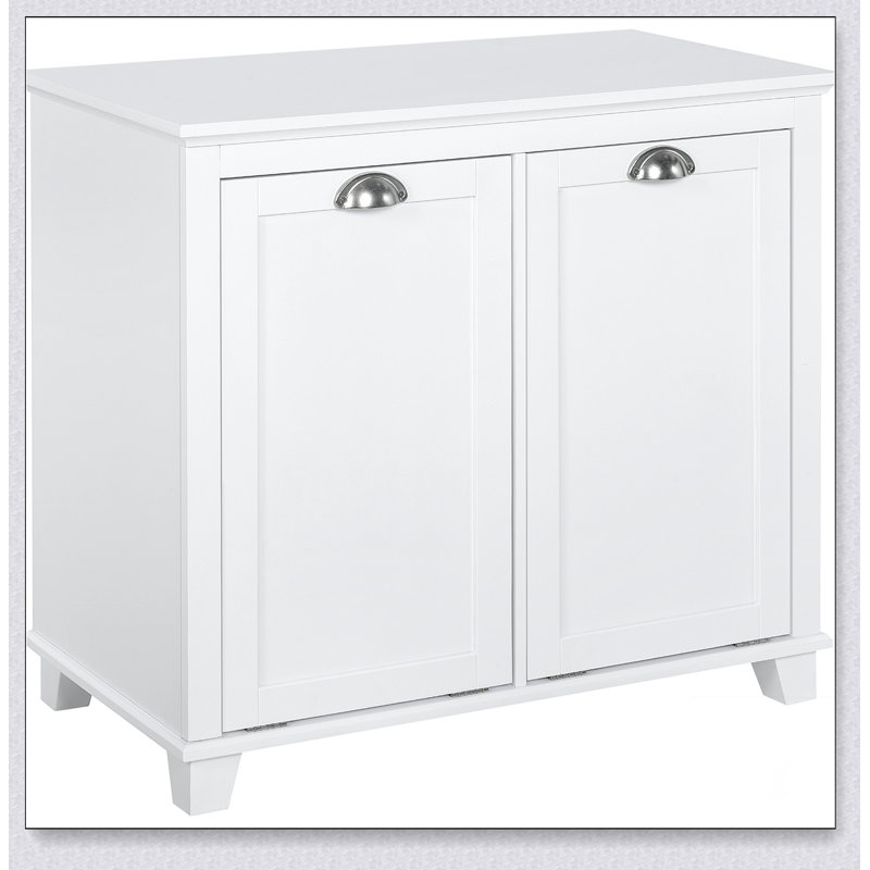 Armoire de salle de bain Tilt-Out, Blanc