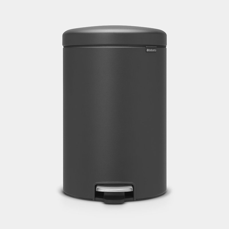 Brabantia NewIcon Soft Closing Pedal Bin, Soft Grey, 12 L