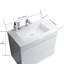Grand meuble-lavabo mural moderne avec lavabo une pièce sans drain et robinet H 25,2 po x l 29,9 po x P 18,1 po Modern-1472960787-1472960791