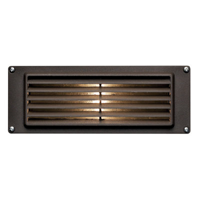 Deck Louvered Brown Low Voltage Deck Light