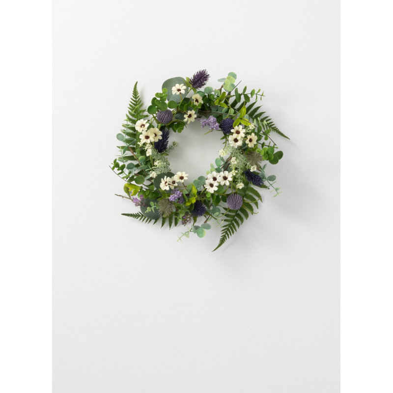 Couronne de fleurs sauvages 15 po