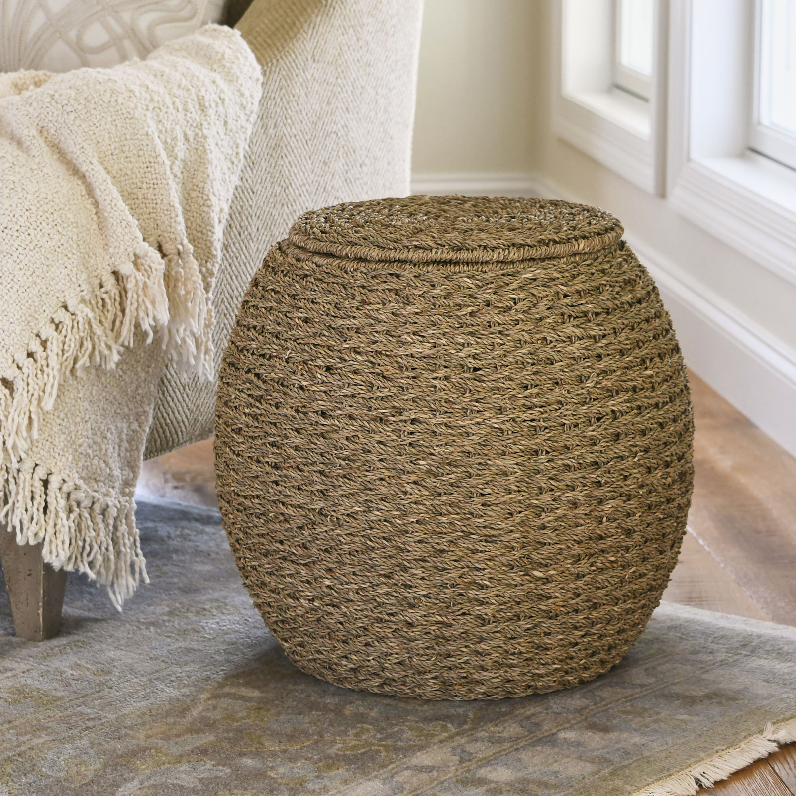 Baudette End Table, Natural
