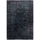 Overdyed One-of-a-Kind 6' 2" X 8' 10" Hand Knotted Area Rug