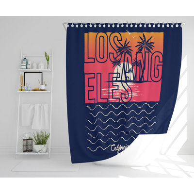 Flesher Polyester Shower Curtain