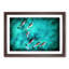 Sunlight upon the Dolphins in Abstract - Framed Print-55727594-55727592