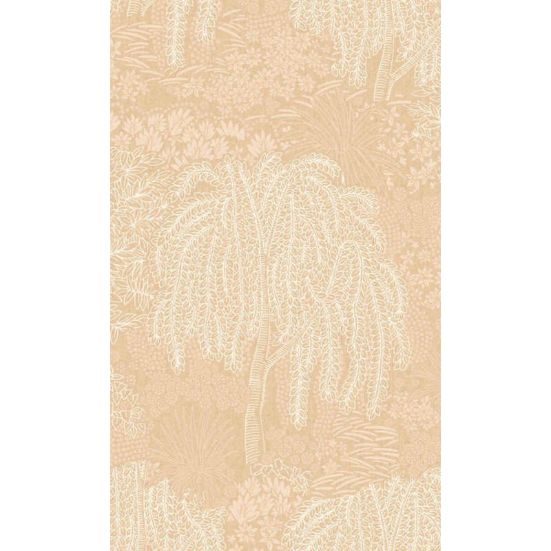 Rouleau de fleurs Einhardt, Beige