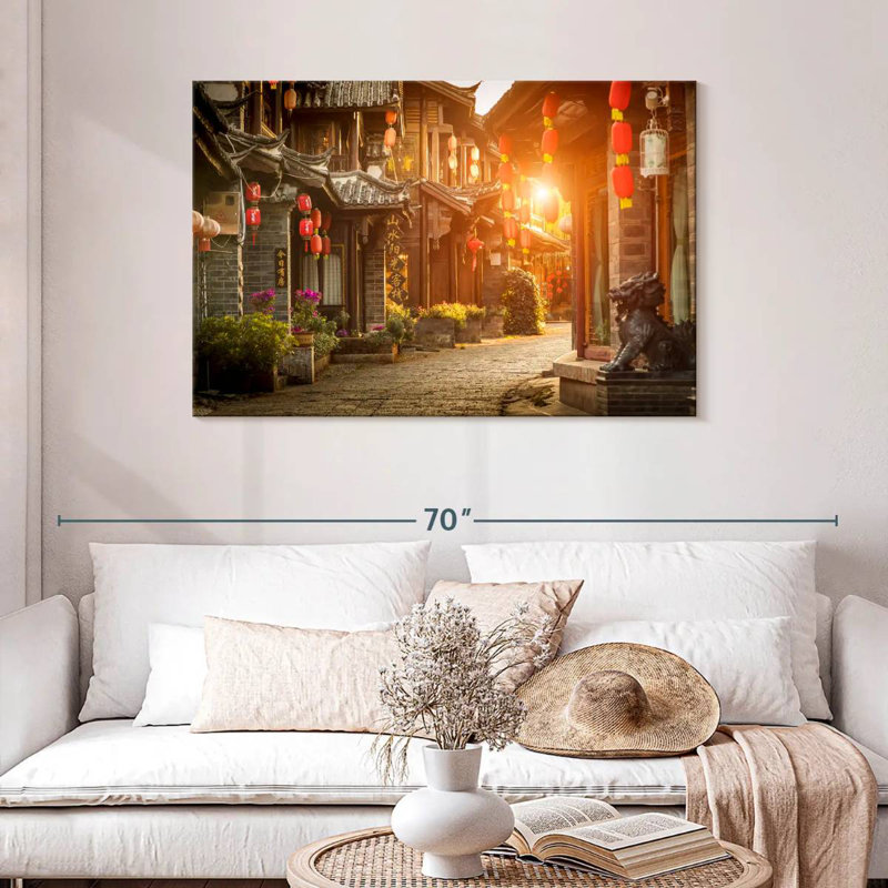 Lilie Old Town Lijiang, 30" H x 45" W