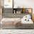 Full Size Wooden Daybed In Gray, Featuring 3 Storage Drawers, Shelf, And Nearby Outlets Offering Integrated Power-437958291-437958302