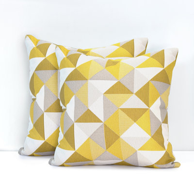 Pacifica Geometric Indoor/Outdoor Throw Pillow