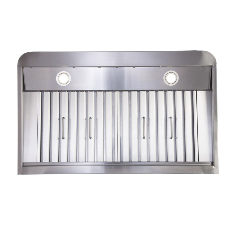 Kucht 36" W Stainless Steel Under Cabinet Range Hood, 30"