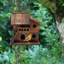 Maison d'oiseaux en bois Mohit, maison d'écureuil pour petits oiseaux