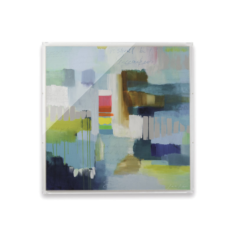 Peacemakers par Leslie Gaworecki, Boîte-cadre, H 28 po x l 28 po