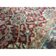 Hand-Knotted High-Quality Red and Green Area Rug