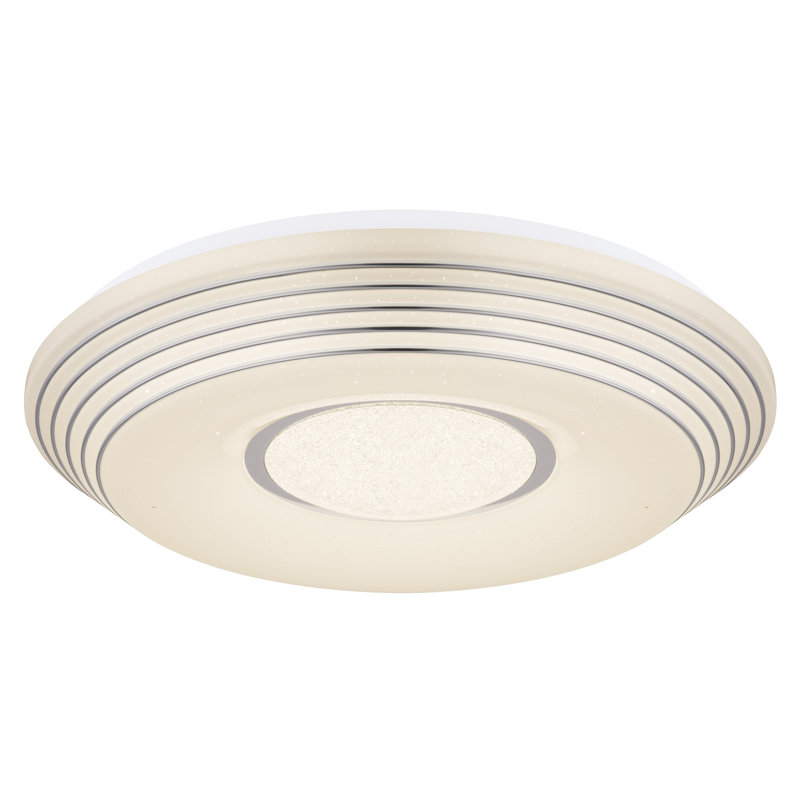 Saybrook 1-Light LED Flush Mount, 8.5cm H x 50cm W x 50cm D