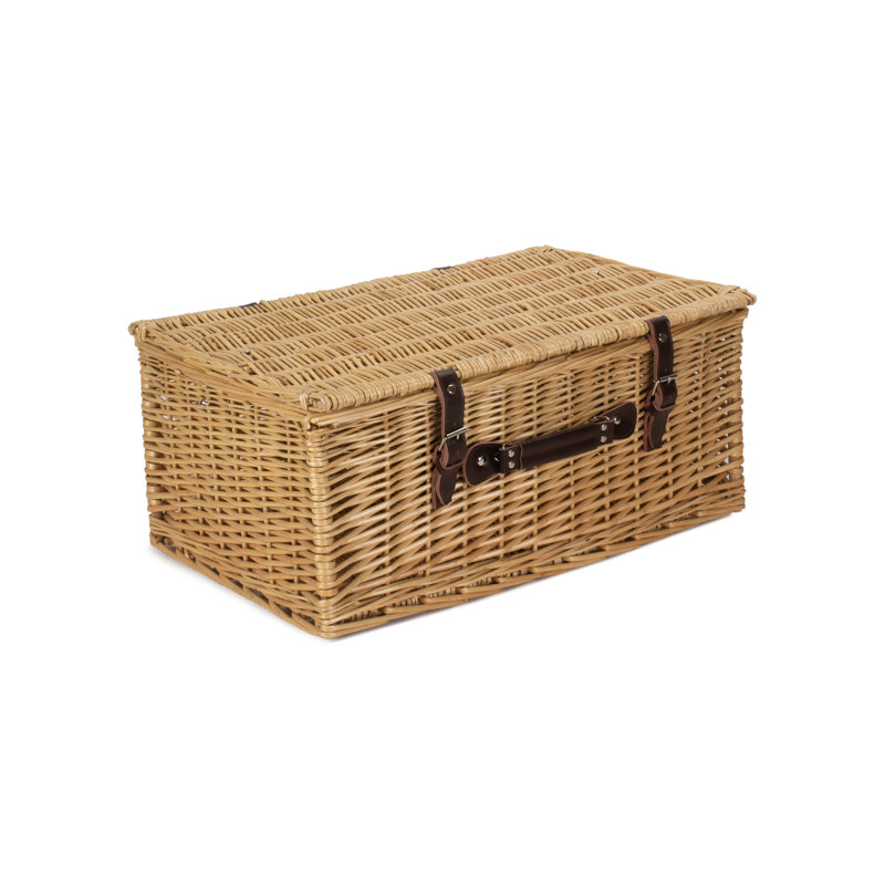 Buff Wicker Hamper Basket