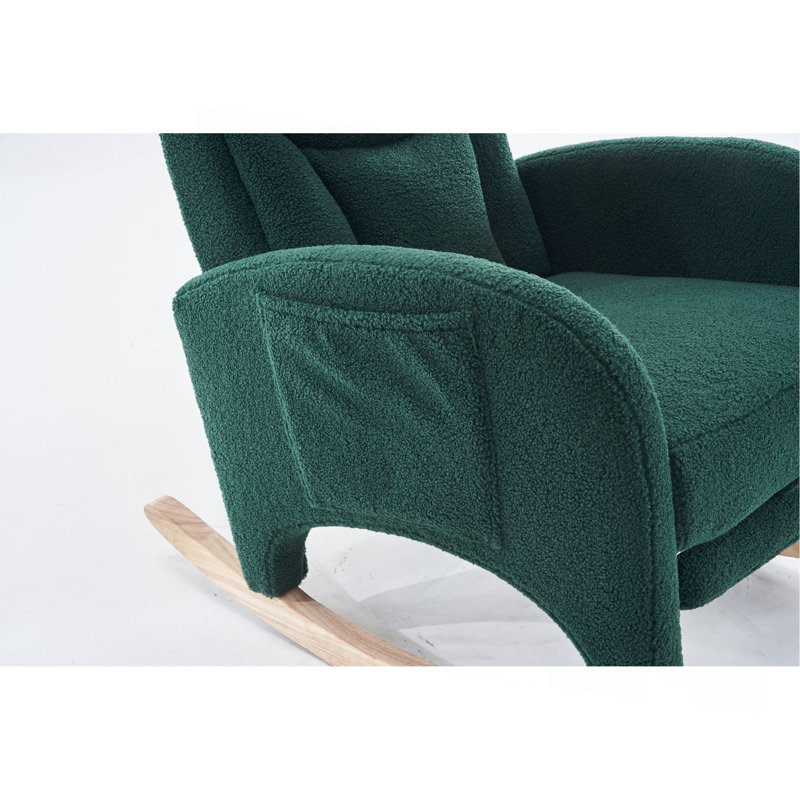 Chaise berçante Teddy, Vert